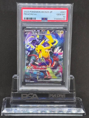 [PSA10]Pikachu ex Pokémon World Championships 2023